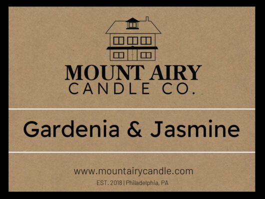 Mount Airy Candle Co Label 4